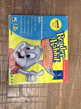 Reader Rabbit Kindergarten Favorites 2-Disc CD-ROM Set for PC
